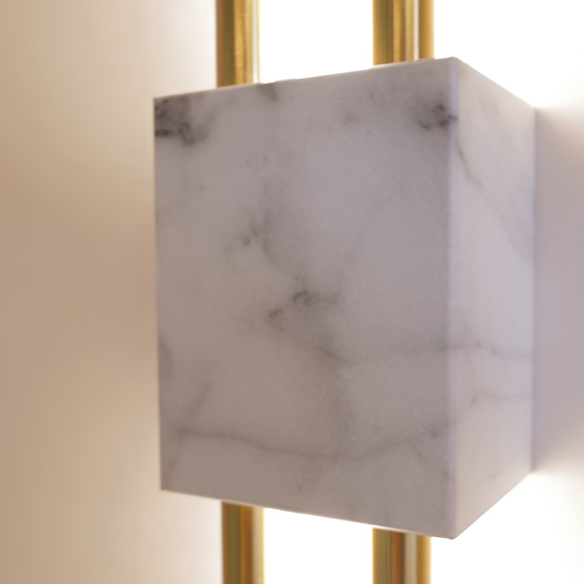 Glitch Wall Light • White Stone • Wall Wired • 2-Pack