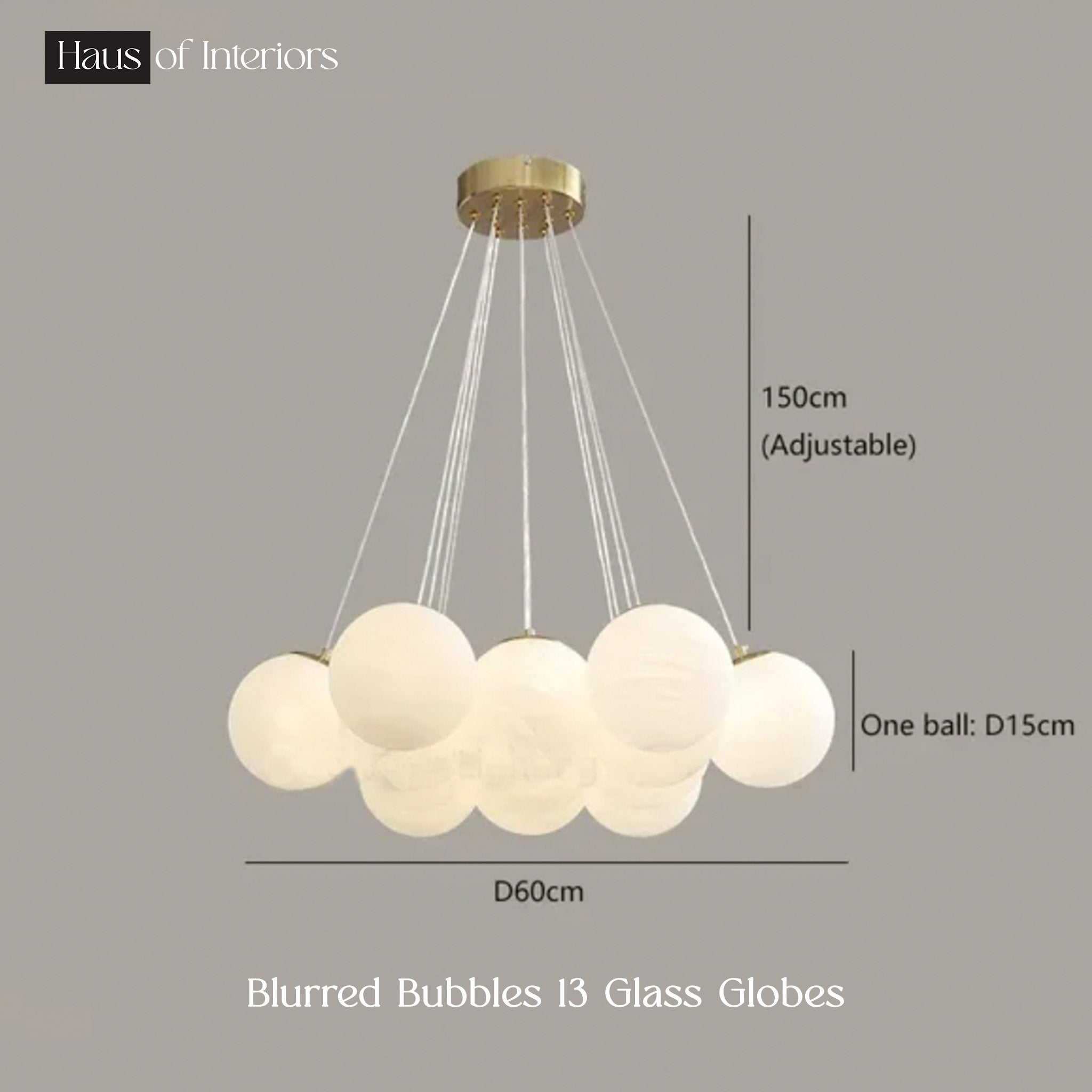 Blurred Bubbles • 13 Heads - Warehouse Sale - Haus of Interiors