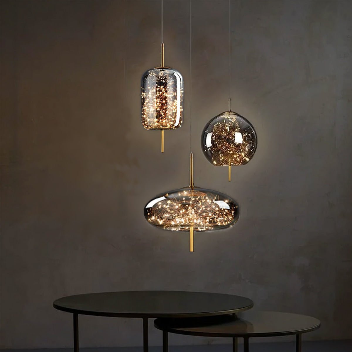 Cosmos • Tube • Amber - Warehouse Sale - Ceiling Lights - Haus of Interiors