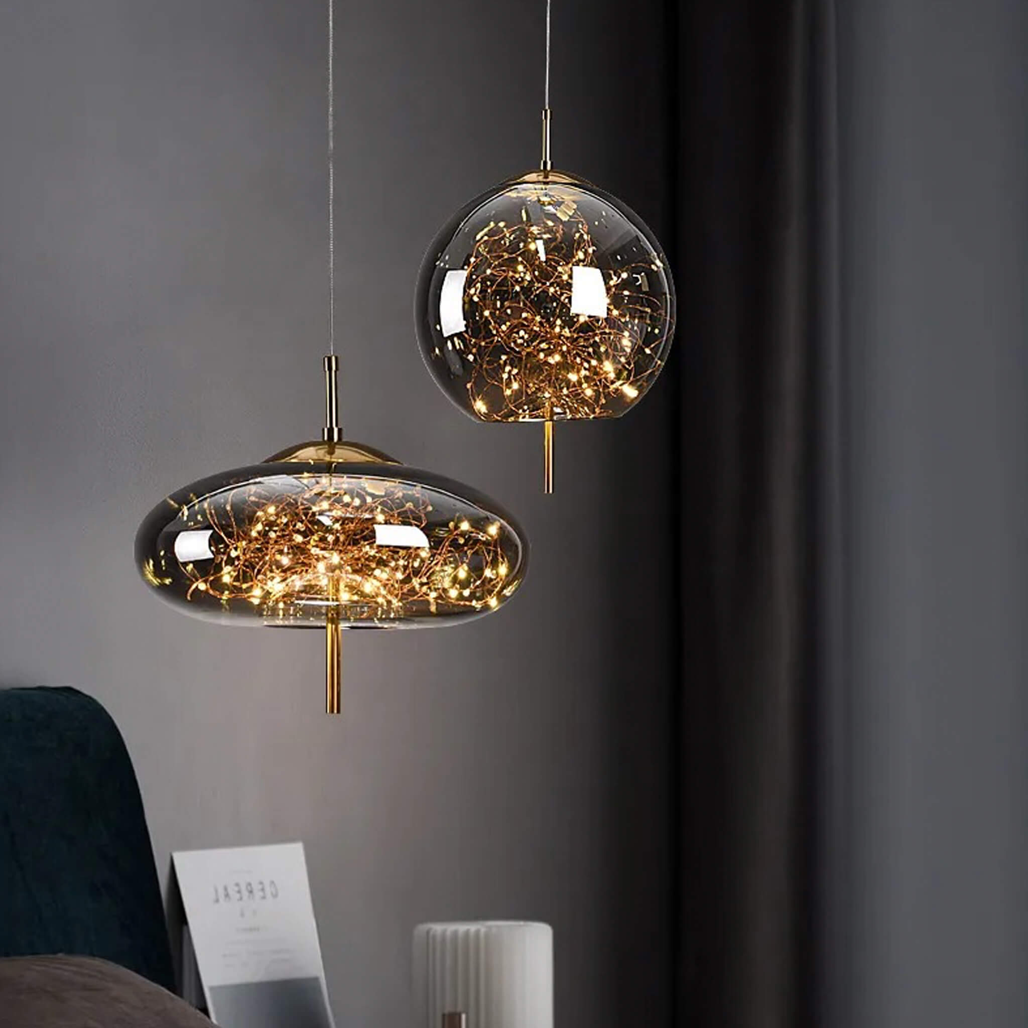 Cosmos • Tube • Smoke Gray - Warehouse Sale - Ceiling Lights - Haus of Interiors