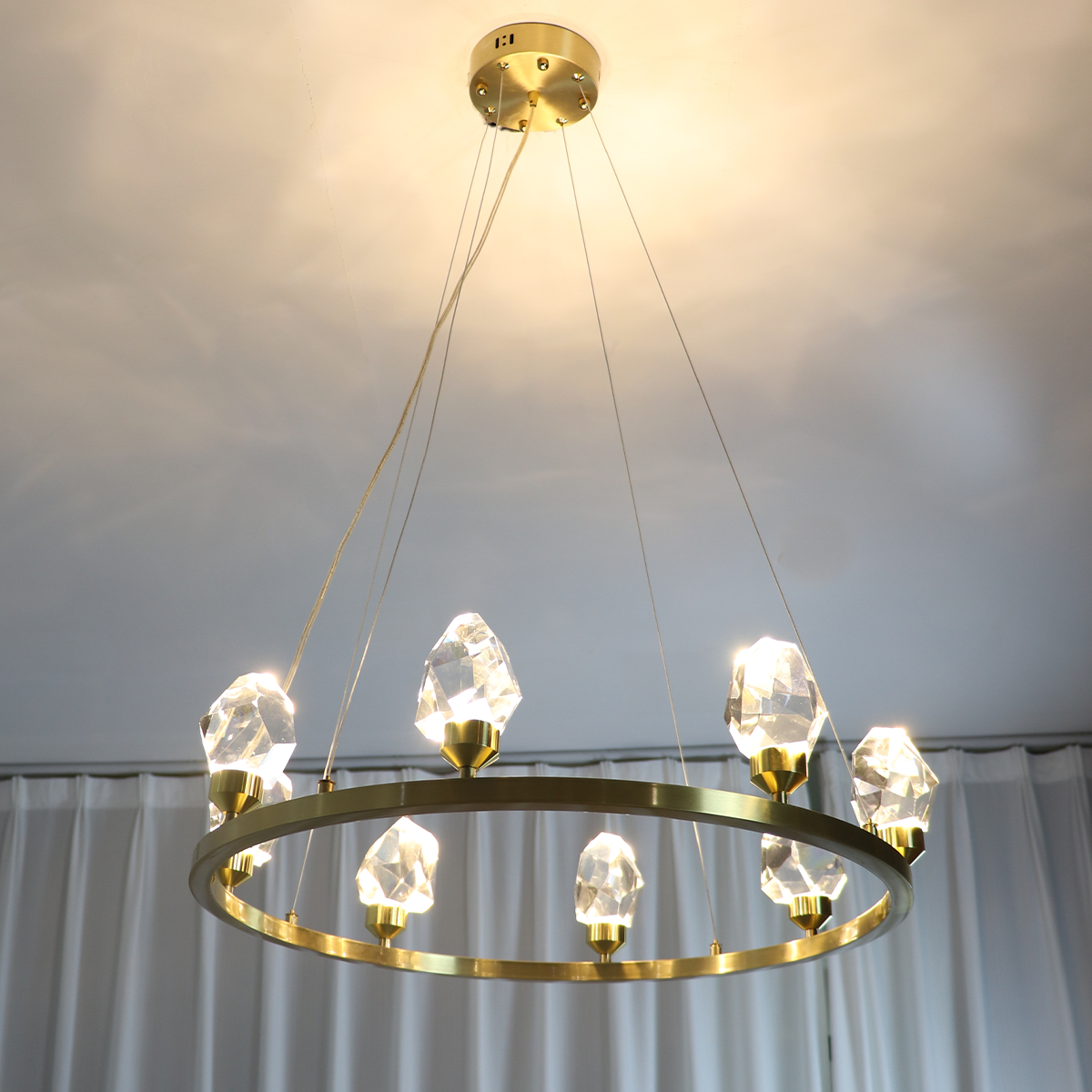 Crystal Ring Chandelier