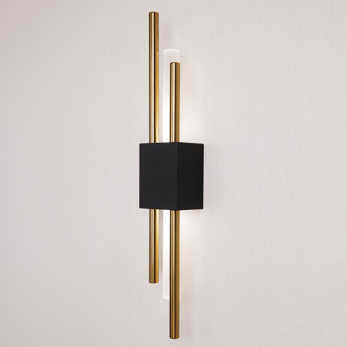 Glitch Wall Light • Black and Gold • Rechargeable Battery • 2 - Pack - 0 - Haus of Interiors