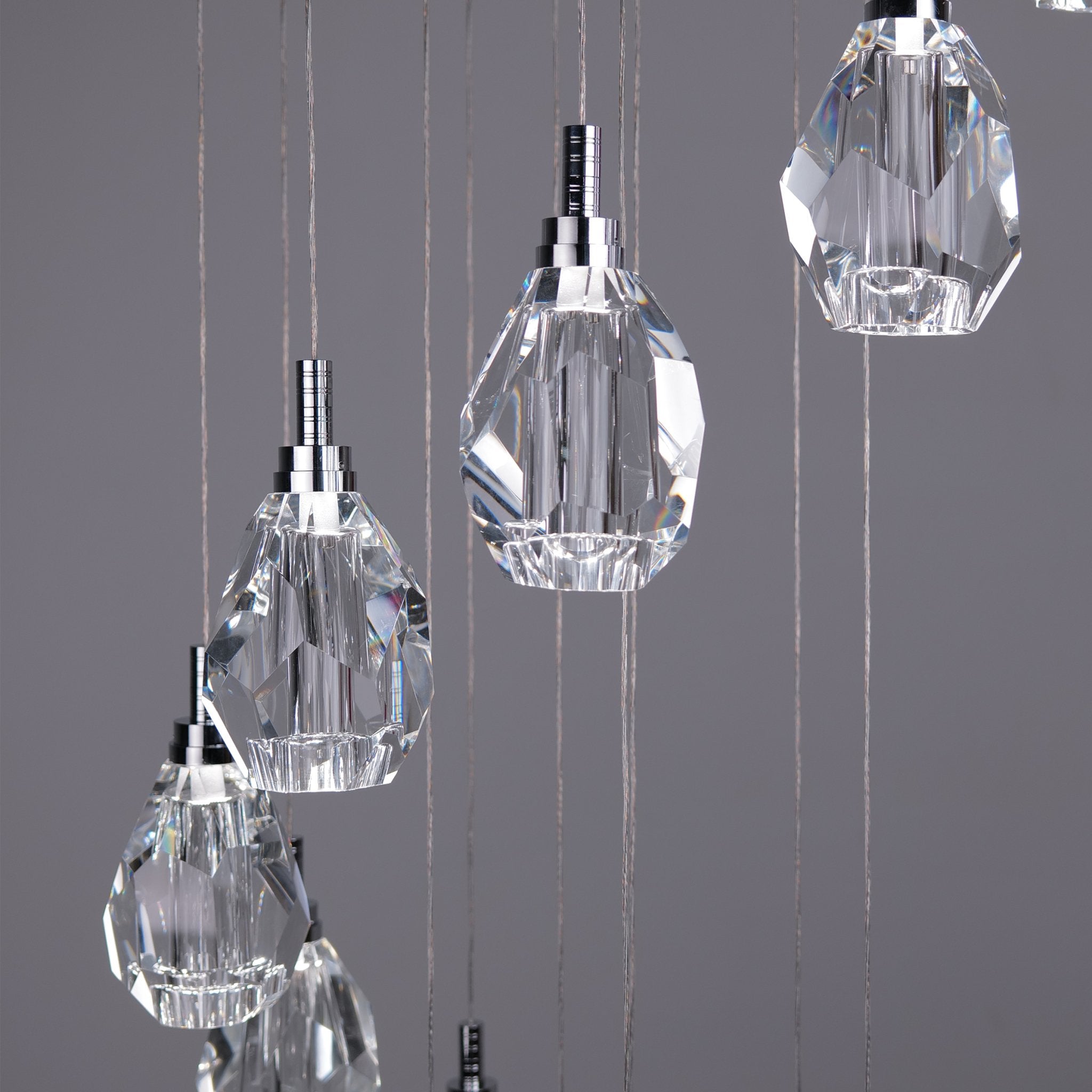 Luxe Crystal Chandelier - Chandelier - Haus of Interiors