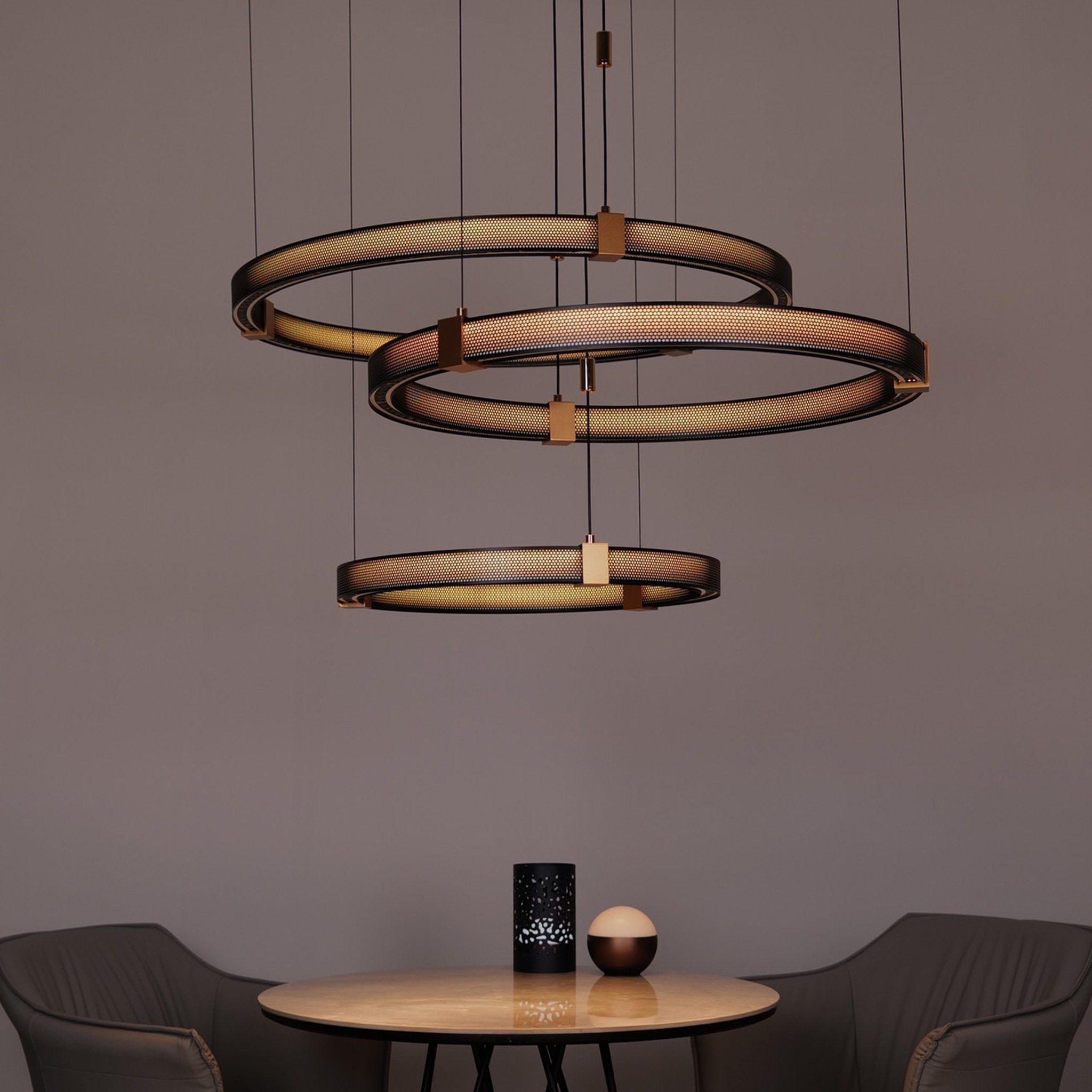 Matrix Rings • 1 Ring - Warehouse Sale - Ceiling Light - Haus of Interiors