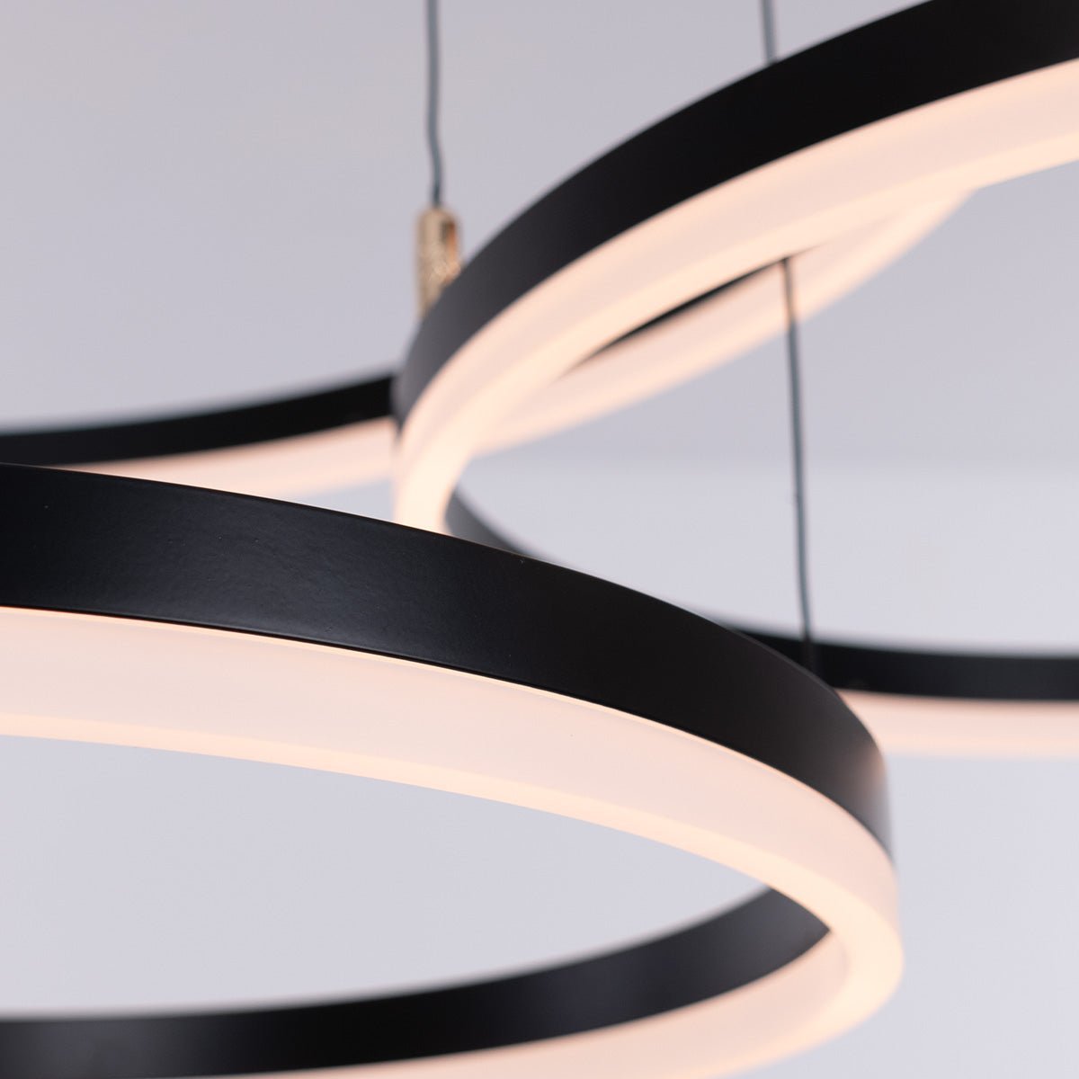 Nordic Ceiling Light Rings • Black - Chandelier - Haus of Interiors