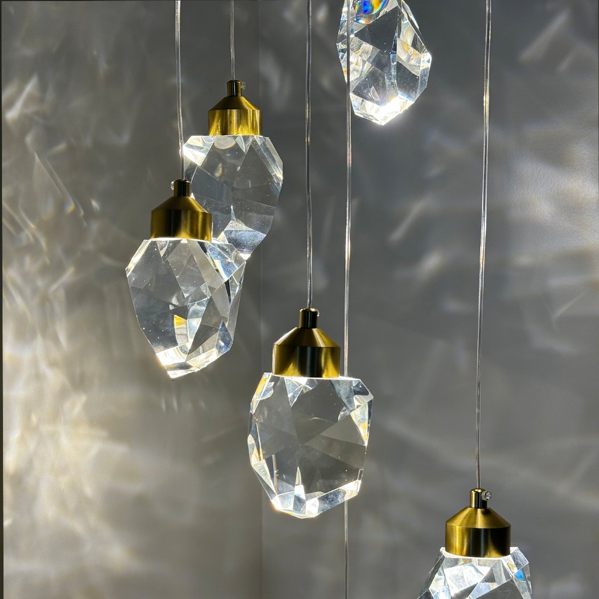 Nordic Crystal Chandelier - lighting - Haus of Interiors