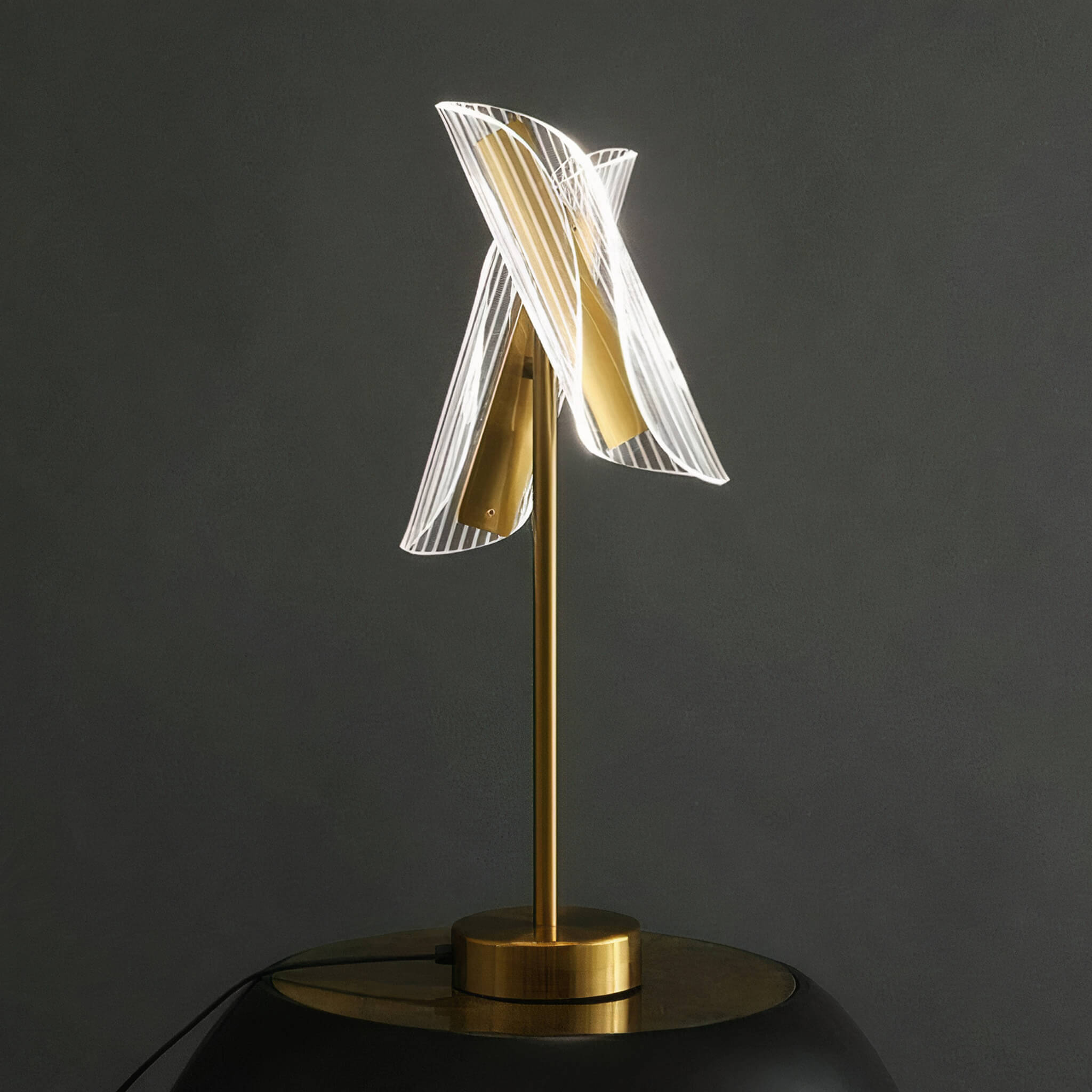 Nordic Flame Table Lamp - Haus of Interiors