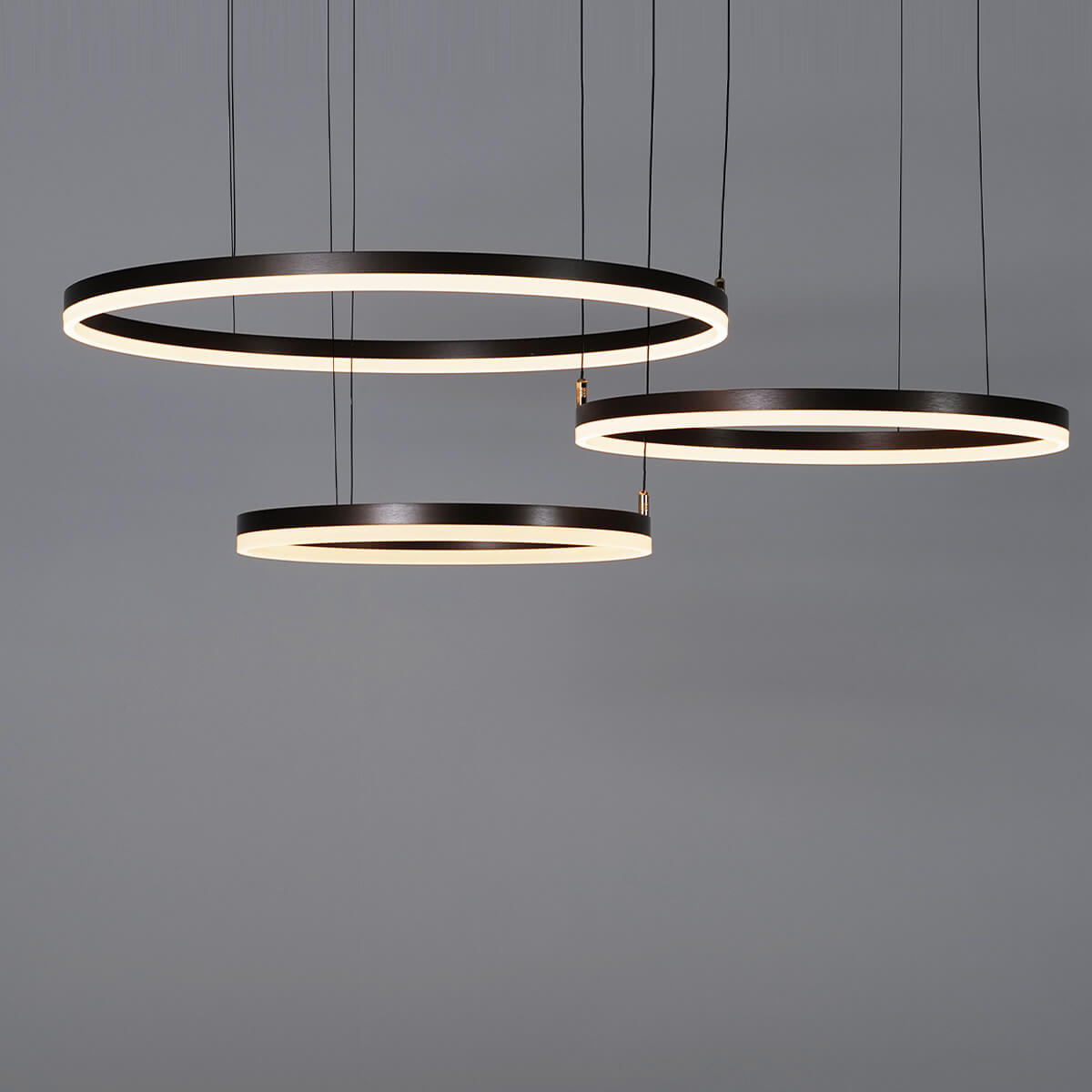 Nordic Rings • Brown • 60CM + 80CM + 100CM - Warehouse Sale - Chandelier - Haus of Interiors