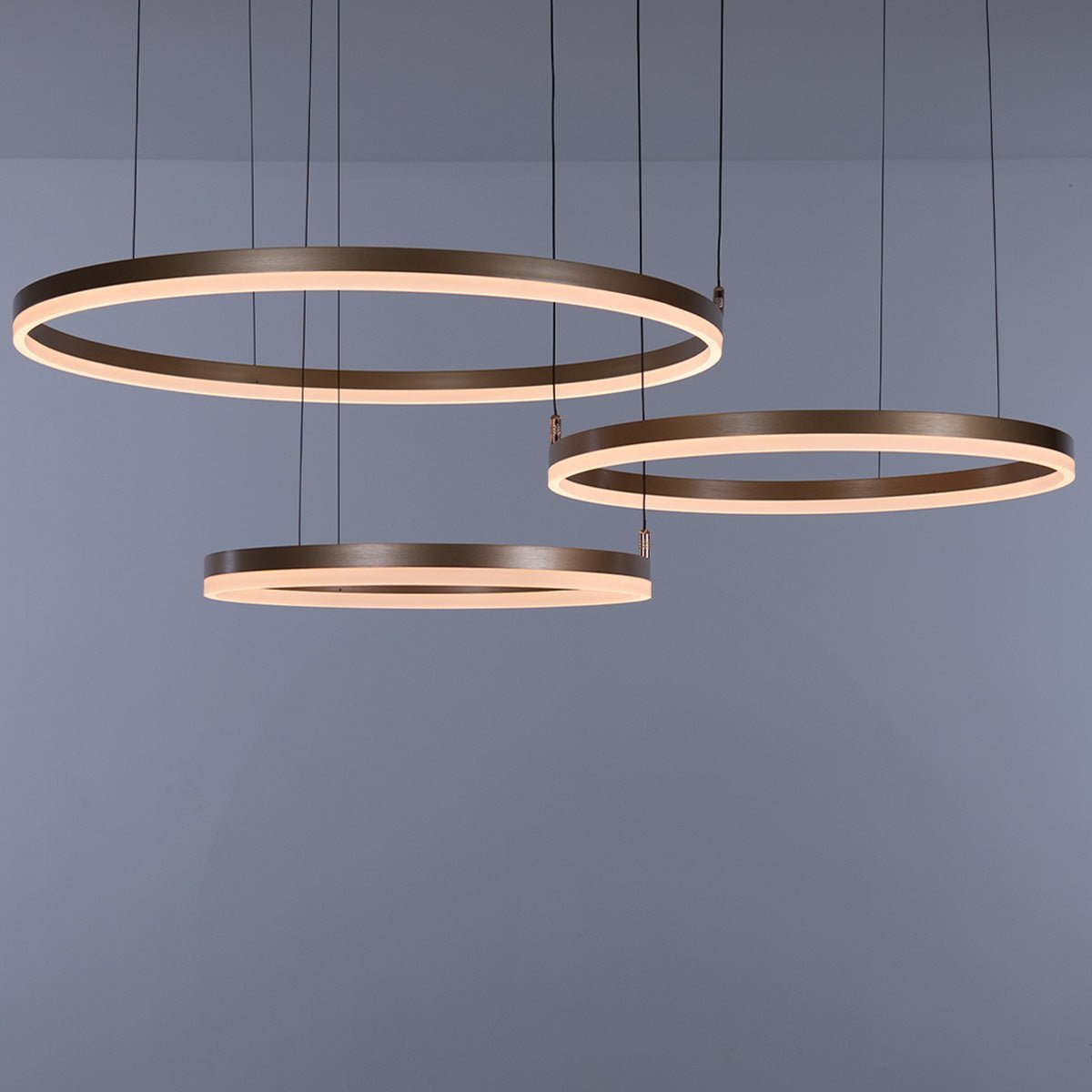 Nordic Rings Ceiling Light • Gold - Chandelier - Haus of Interiors